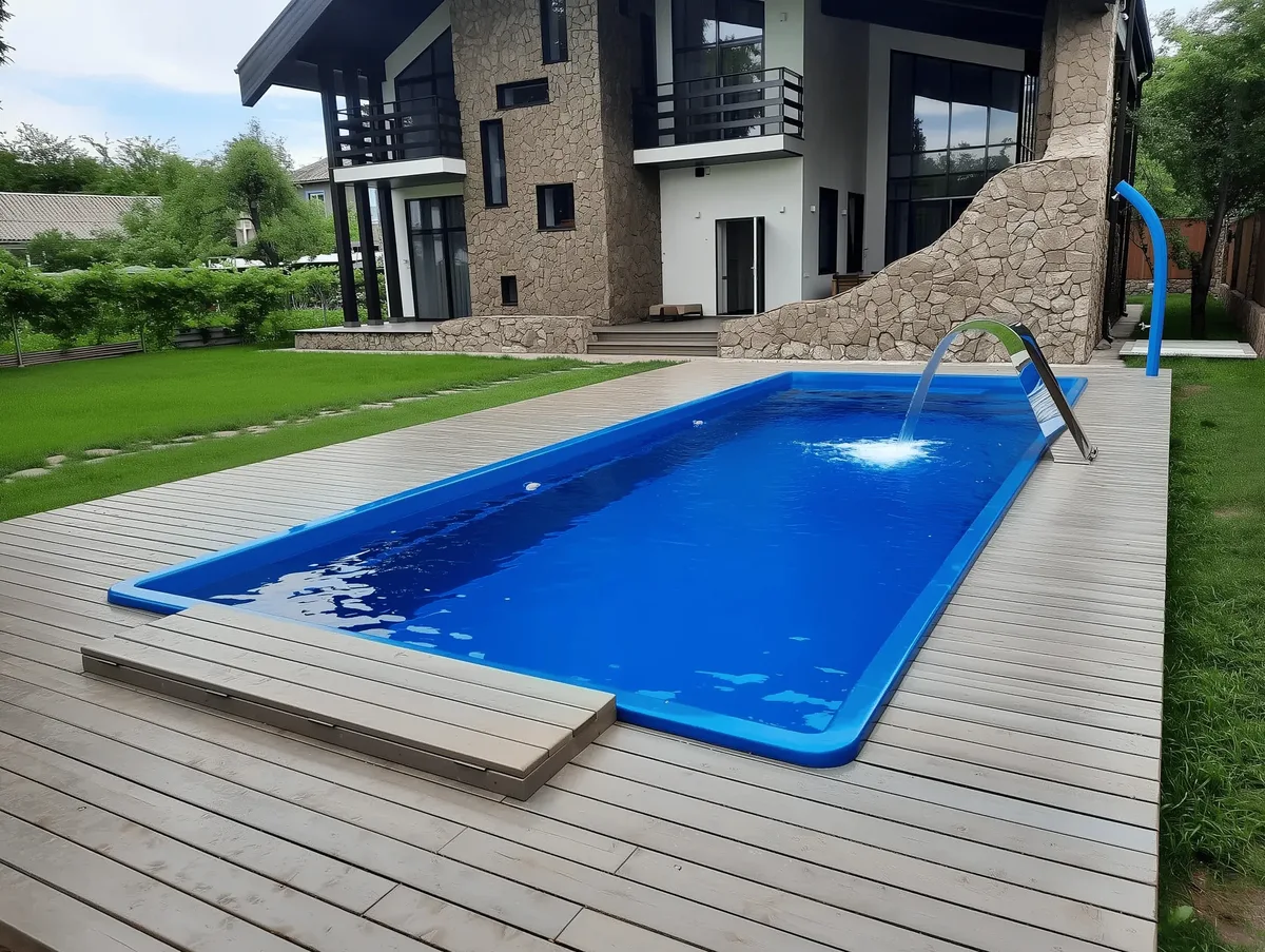 Композитный бассейн Laguna 9 — вид сверху в Салавате