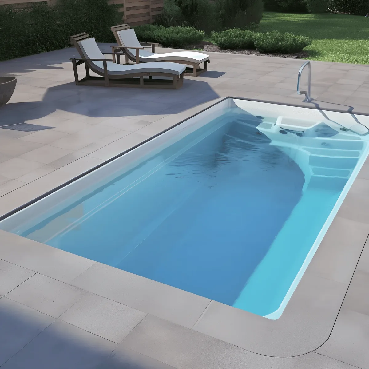 Композитный бассейн Laguna 5 — вид сверху в Салавате