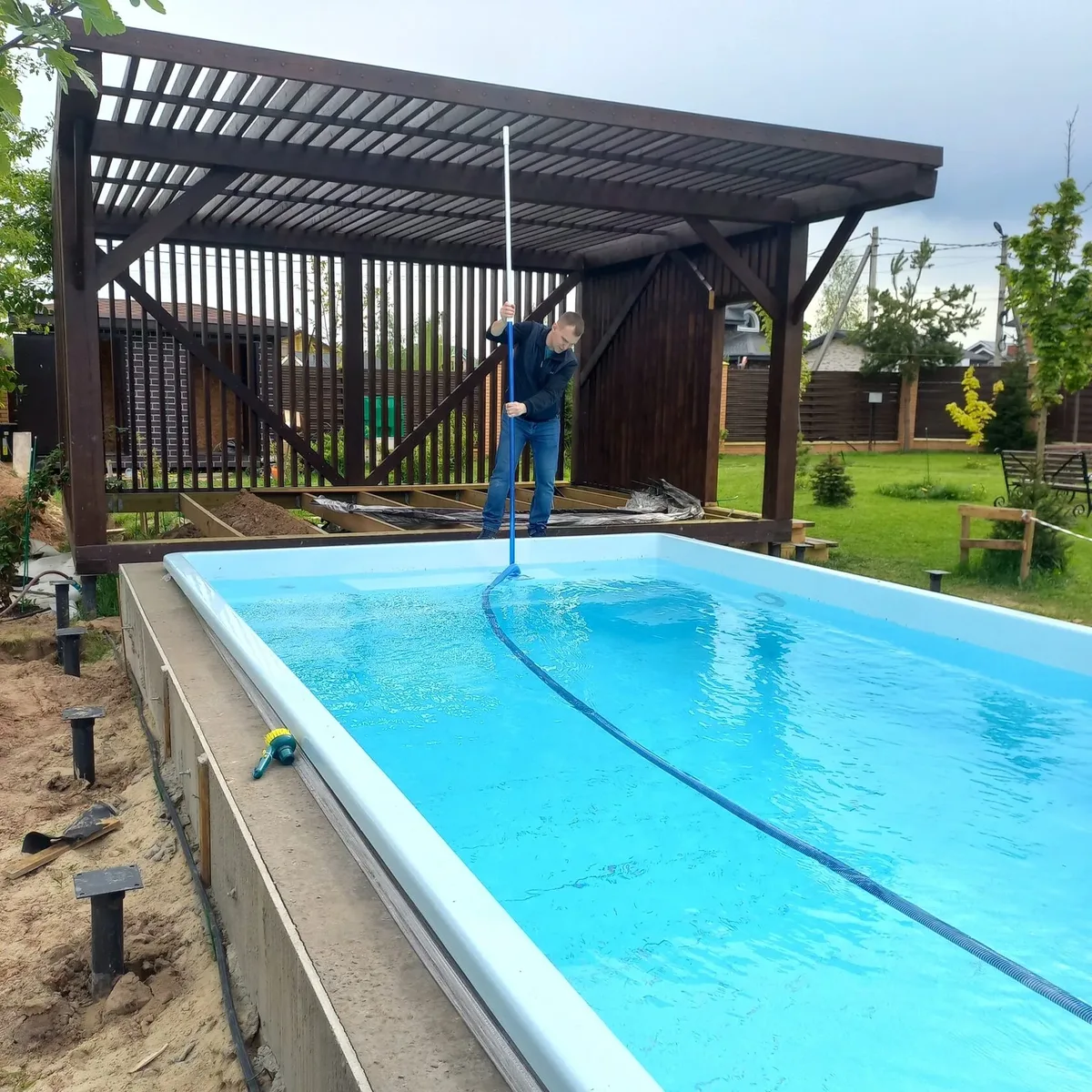 Копинговый бордюрный камень для бассейна Laguna в Салавате